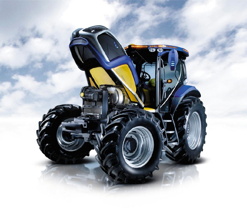 Illustration for article titled World's First Hydrogen Fuel Cell Tractor Sexier Than Most Chryslers